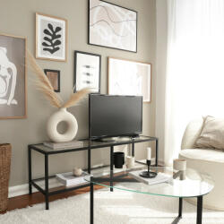 Hanah Home TV-állvány matt fekete Basic TV500 - fekete (552NOS2219)