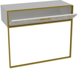 Hanah Home Komód Gold White Polka - Fehér