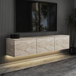 Hanah Home TV állvány travertin neon világítással - travertin (8684283026692)