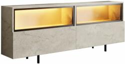 Hanah Home TV Stand Travertine Ekol Up - Travertine