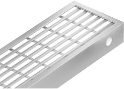 Mexen Flat M33 folyóka takaró 90 cm, szálcsiszolt rozsdamentes (1033090)