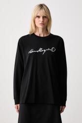 MM6 Maison Margiela hosszúujjú női pamut - fekete L