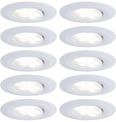 Paulmann Calla 99922 LED Beépíthető Lámpa Kerek 10x6W Fehér Matt Forgatható Mennyezeti Spot (99922)