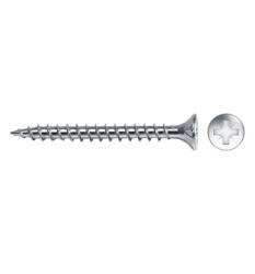 Celo 9550VLOX200 VELOX FAFORGÁCSLAP CSAVAR 5, 0X50mm, VÉGIG MENETES, PZ, FEHÉR CINK 200db/cs (9550VLOX200)