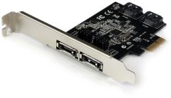 StarTech 2 Portos SATA III PCI Express Bővítőkártya - ASM1061, PCIe 2.0, SSD és HDD Támogatás, Belső és Külső Konfiguráció (ASM1061)