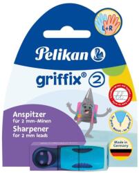 Pelikan griffix Ceruzahegyező Gyűjtőtálcával, 2 mm-es Betétekhez, Óceánkék, 1 db
