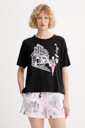DKNY pizsama női pamuttal - fekete XS - answear - 20 990 Ft