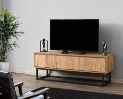 Hanah Home Tilsim 140 fenyő TV állvány, fekete (854KLN3006)