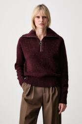 Barbour női pulóver gyapjúval - burgundia 40