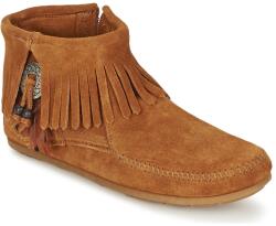 Minnetonka Ghete Femei CONCHO FEATHER SIDE ZIP BOOT Minnetonka Maro 36