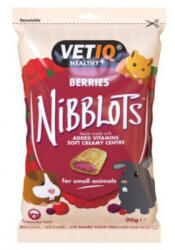 Mark&Chappell VetIQ Nibblots Berries - bogyós gyümölcs ízesítésű falatkák kisállatoknak 30 g - falatozoo