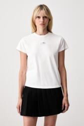 MM6 Maison Margiela női pamut póló - fehér M - answear - 66 990 Ft