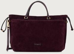 Gianni Chiarini shopper női velúrbőr MORGANA - burgundia Univerzális méret