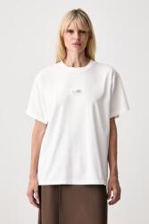 MM6 Maison Margiela női pamut póló - fehér S - answear - 66 990 Ft
