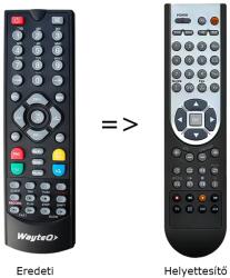 WayteQ HD-95CX beltéri egységhez távirányító, programozott