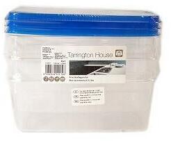  Tarrington House Design Élelmiszerdoboz Fedővel 1, 3 L 3 db
