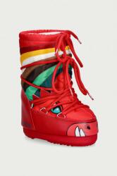 Moon Boot hócsizma gyerek MB ICON DINO - piros 23/26