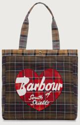 Barbour női pamut shopper - burgundia Univerzális méret