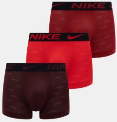 Nike férfi testhezálló boxeralsó 3-as csomag - piros S