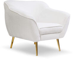  BOWY buklé fotel 80x74 - fehér (SD80904)