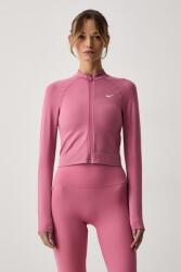 Nike edzős melegítőfelső női Pro Seamless - rózsaszín M