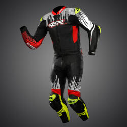 4SR RR Stripes AR motoros 2részes bőrruha, Airbag ready (1101215)