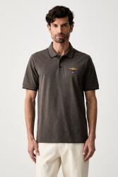 Aeronautica Militare férfi pamut póló - barna XL - answear - 24 990 Ft