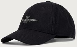 Aeronautica Militare férfi siltes sapka gyapjú hozzáadásával - fekete Univerzális méret