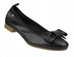 Maciejka Női Balerina Félcipő Maciejka P6802-01 Fekete Kényelmes Valódi Bőr (P6802-01.CZARNY)