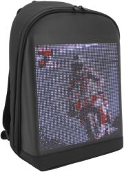 P2R (Motorisé) P2R LED-es okos hátizsák fekete (okostelefon-alkalmazással csatlakoztatható, CE minősítésű) P2R (Motorisé) Ruházat és védőfelszerelés Motoros hátizsákok és övtáskák Motoros hátizsákok és testtáskák