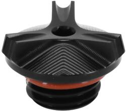 Avoc Olajbetöltő sapka Yamaha 700 MT-07-hez, eloxált fekete Avoc Motoralkatrészek Motorblokk és rögzítése Olajbetöltő, leeresztő és ellenőrző csavarok