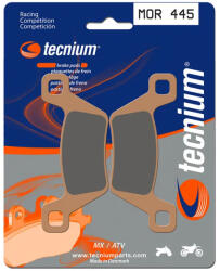TECNIUM Racing MX/ATV Fémszinter Fékbetétek - MOR445 TECNIUM Fékrendszer és alkatrészei Fékbetétek, fékpofák és féktárcsák Tárcsafékbetétek