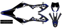 Krm Pro Ride 50 A BOITE matrica szett RIEJU 50 MRT 2022+ fekete-kék (teljes) KRM PRO RIDE Váz, idomok és járműkiegészítők Matricák és járműdekoráció Egyéb matricák és dekorációs elemek