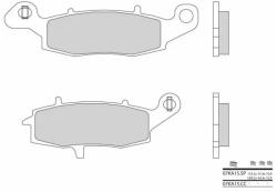 BREMBO utcai szinterelt fémbetétek - 07KA15SP BREMBO Fékrendszer és alkatrészei Fékbetétek, fékpofák és féktárcsák Tárcsafékbetétek