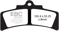 EBC Brakes EBC GFA183HH verseny/futam fékbetét (1 tárcsához, komplett szett) EBC Brakes Fékrendszer és alkatrészei Fékbetétek, fékpofák és féktárcsák Tárcsafékbetétek