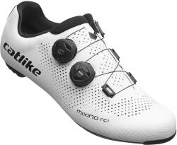 CATLIKE Mixino RC1 országúti cipő T44 fehér karbon talp extra szellőzés, 2 mikrometrikus ATOP tekerő, Look/Shimano kompatibilis (pár) CATLIKE Egyéb járművek Kerékpározás Kerékpáros ruházat Kerékpáros cipők