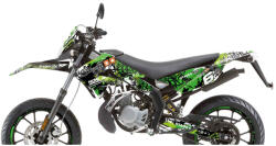Stage6 Grafikai készlet Derbi Xtreme 2011 - 2017 Stage6 zöld/fekete Stage6 Váz, idomok és járműkiegészítők Matricák és járműdekoráció Egyéb matricák és dekorációs elemek