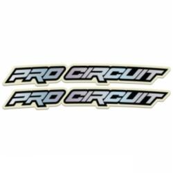 Pro Circuit hologramos első sárvédő matrica PRO CIRCUIT Váz, idomok és járműkiegészítők Matricák és járműdekoráció Egyéb matricák és dekorációs elemek