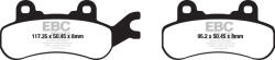 EBC Brakes EBC FA682TT fékbetét (1 tárcsához) EBC Brakes Fékrendszer és alkatrészei Fékbetétek, fékpofák és féktárcsák Tárcsafékbetétek