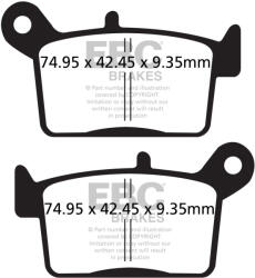EBC Brakes EBC FA697 fékbetét (1 tárcsához, komplett szett) EBC Brakes Fékrendszer és alkatrészei Fékbetétek, fékpofák és féktárcsák Tárcsafékbetétek