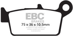 EBC Brakes EBC MXS131 verseny fékbetét off-road (1 tárcsához) EBC Brakes Fékrendszer és alkatrészei Fékbetétek, fékpofák és féktárcsák Tárcsafékbetétek