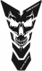 ONEDESIGN Tankpad fekete EDITION skull 5 ONEDESIGN Váz, idomok és járműkiegészítők Üzemanyagtartályok és tartozékaik Tankpadok és védőfóliák