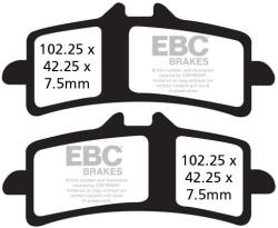 EBC Brakes EBC FA447HH fékbetét szinterezett (1 tárcsához, megerősített) EBC Brakes Fékrendszer és alkatrészei Fékbetétek, fékpofák és féktárcsák Tárcsafékbetétek