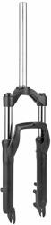 P2R (Vélo) P2R 20" MTB villa, fekete, 100 mm, tárcsafékhez, sima tengely, L300 mm, 1"1/8-28.6, külső, gyorskioldós kerékhez P2R (Vélo) Egyéb járművek Kerékpározás Kerékpár-alkatrészek Kerékpárvillák és villaalka