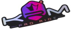 Krm Pro Ride matrica 80x40 mm lila holografikus (egyenként) KRM PRO RIDE Váz, idomok és járműkiegészítők Matricák és járműdekoráció Egyéb matricák és dekorációs elemek