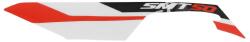 Piaggio (oem) PIAGGIO 2H002137 bal hátsó oldalidom matrica "PIAGGIO GENUINE PART" (piros-fekete-fehér) Gilera 50 SMT, RCR 2018-tól PIAGGIO (OEM) Váz, idomok és járműkiegészítők Matricák és járműdekoráció Egyéb matr