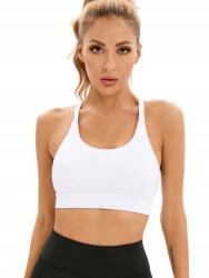 Shein Fehér Női Sportmelltartó Lapos Varrásokkal És Hálóval XL 1MA (st2412070655441552)