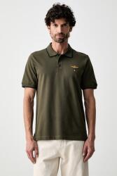 Aeronautica Militare férfi pamut póló - zöld M - answear - 24 990 Ft