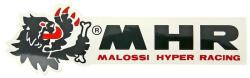 Malossi MHR matrica 149x44mm Malossi Váz, idomok és járműkiegészítők Matricák és járműdekoráció Egyéb matricák és dekorációs elemek