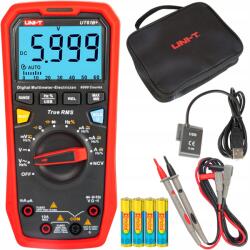 UNI-T Multiméter Digitális Kézi Árammérő 1000V LCD Szett Uni-t UT61B+ (50-210#)